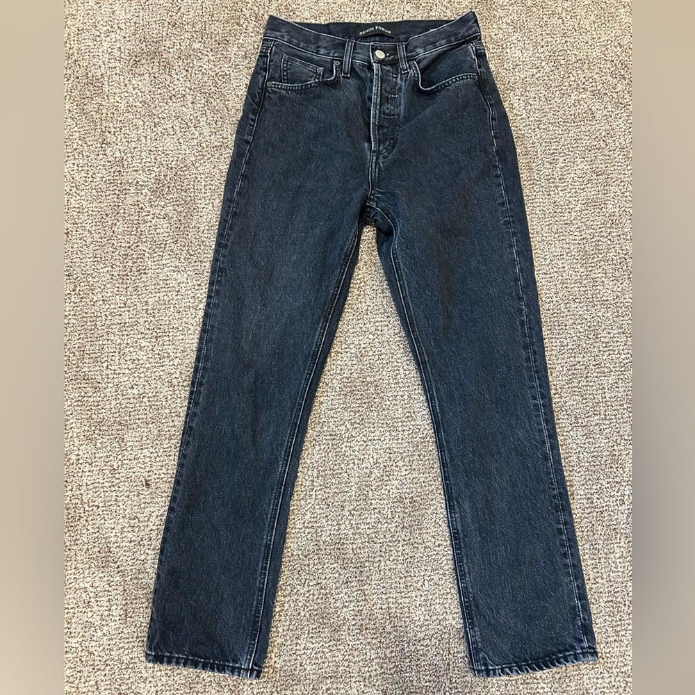 Denim Forum Dillon high rise slim jeans